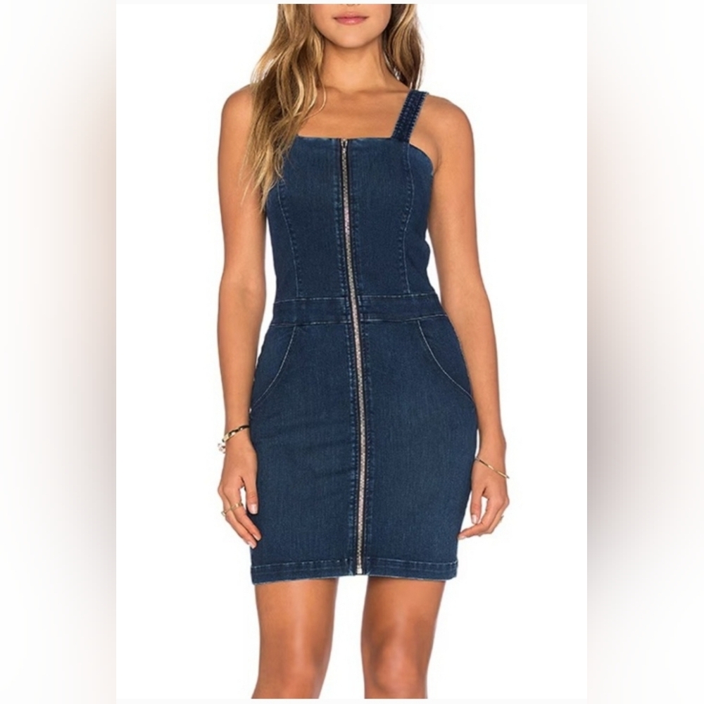 3x1|Zip Front|Denim|Mini Dress|Size 2